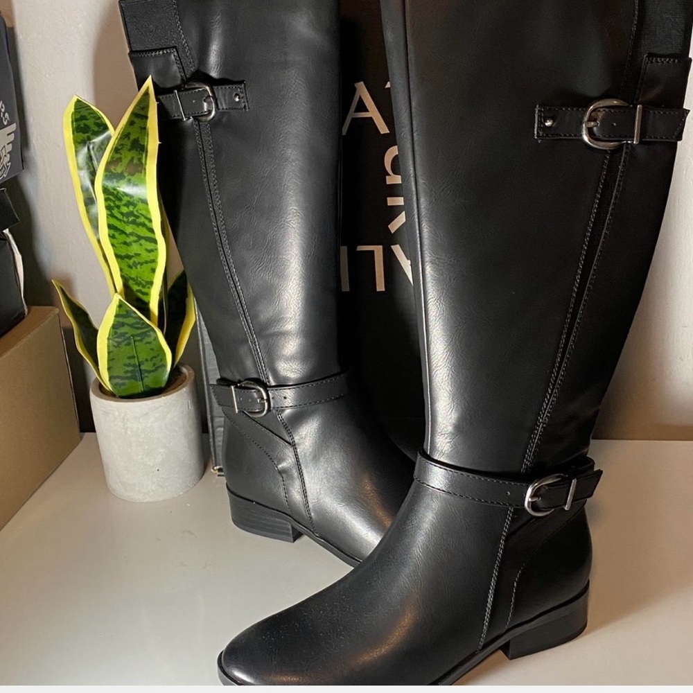 Naturalizer Black  Knee-High Boots‎